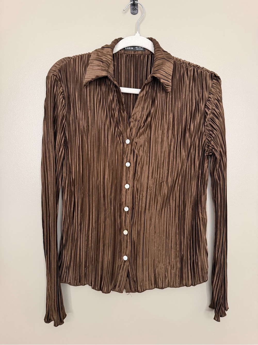 SHEIN Espresso Brown PJ Set